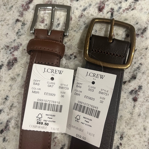 JCrew Dress Belts for Men - Picture 1 of 3